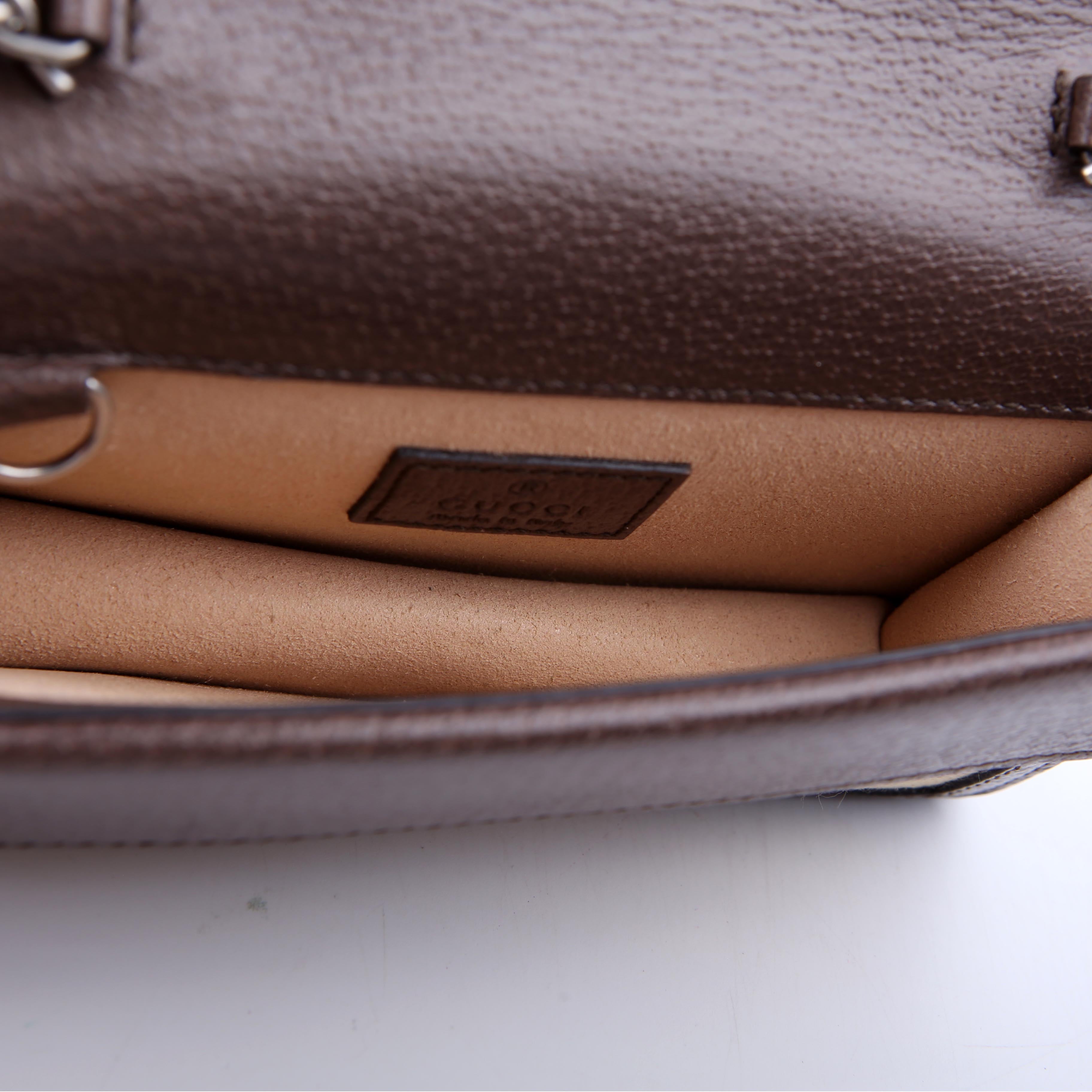 Gucci 476432 Dionysus Jumbo GG Super Mini Brown