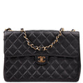 Classic Flap Jumbo Caviar 06-09M Black