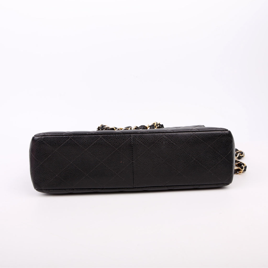 Classic Flap Jumbo Caviar 06-09M Black
