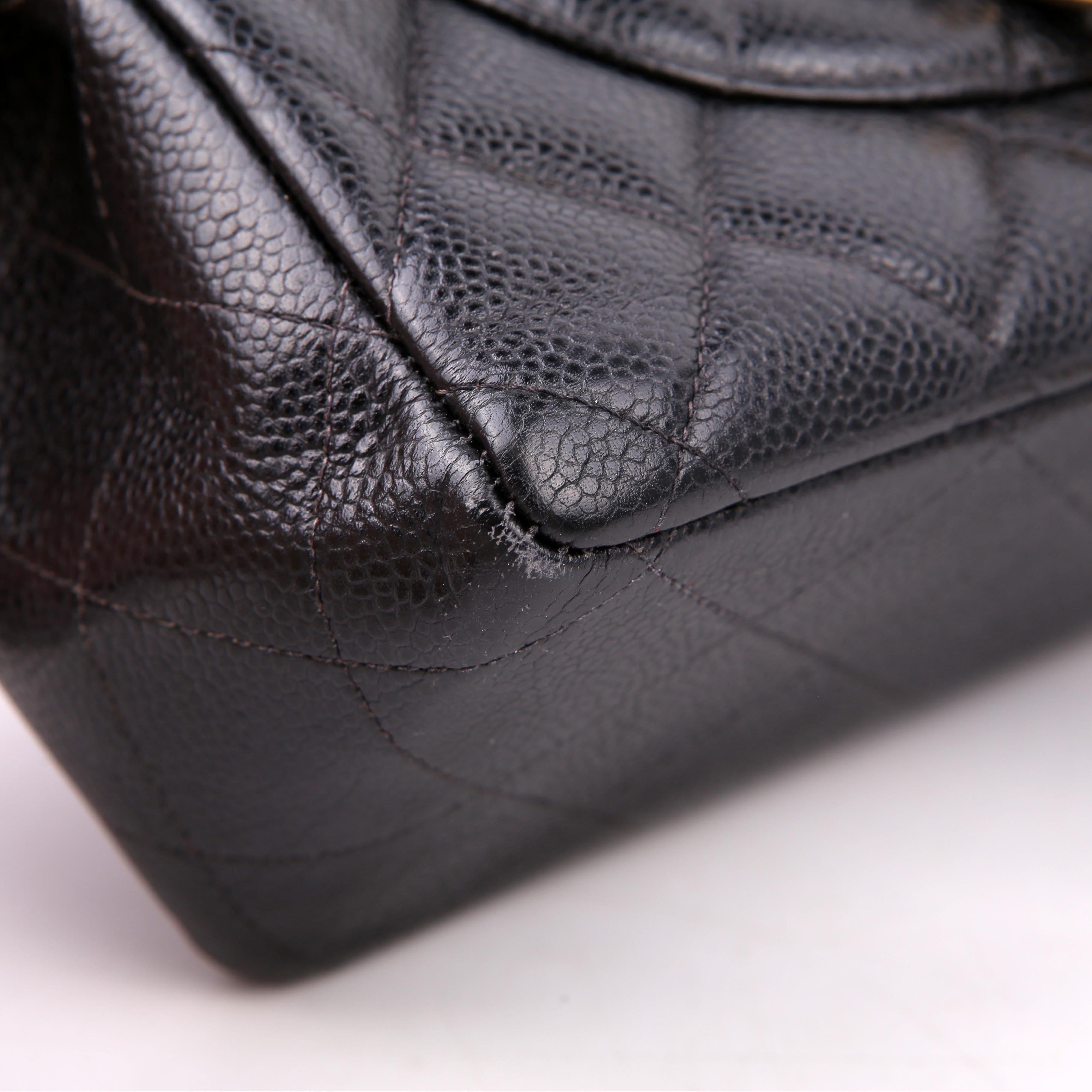 Classic Flap Jumbo Caviar 06-09M Black