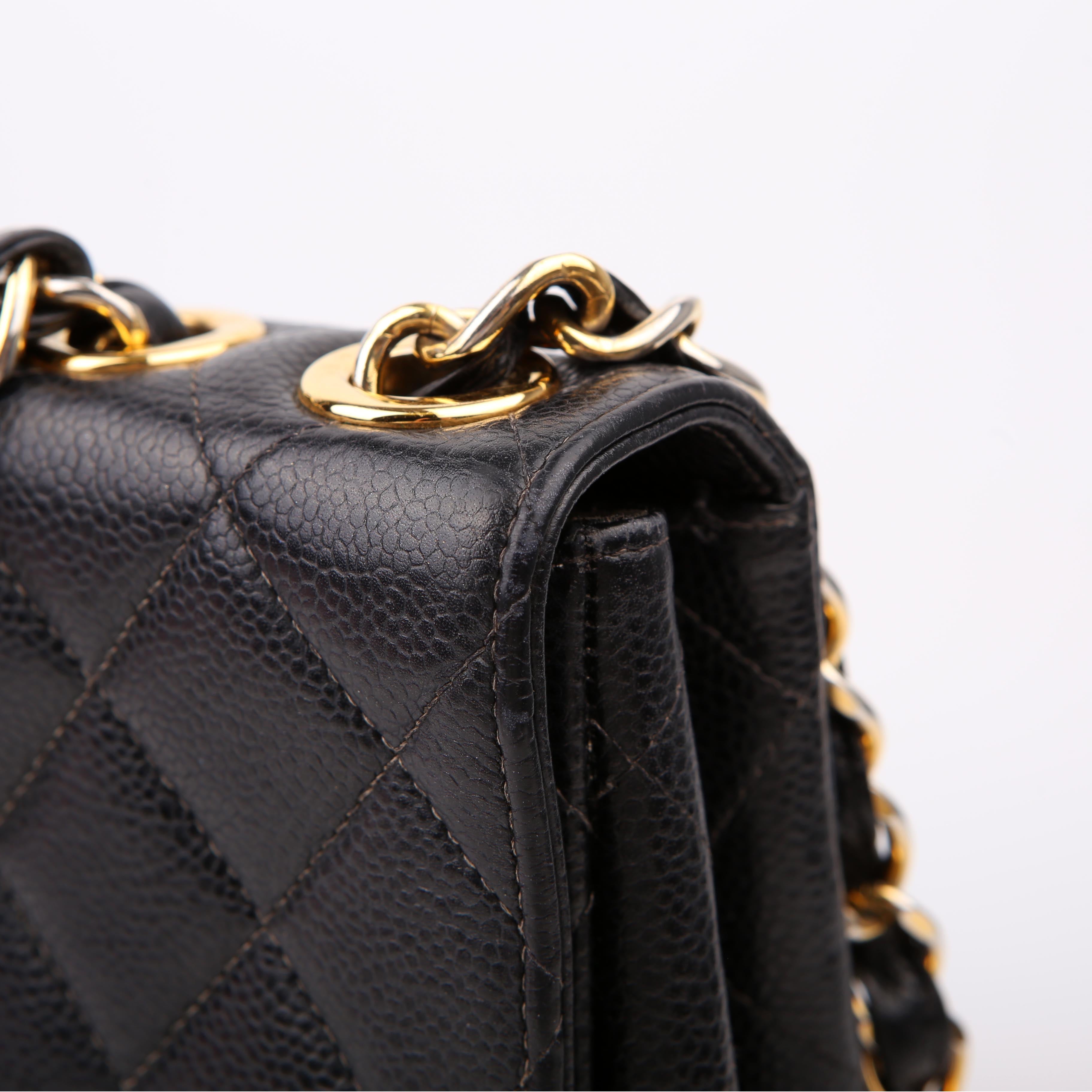 Classic Flap Jumbo Caviar 06-09M Black