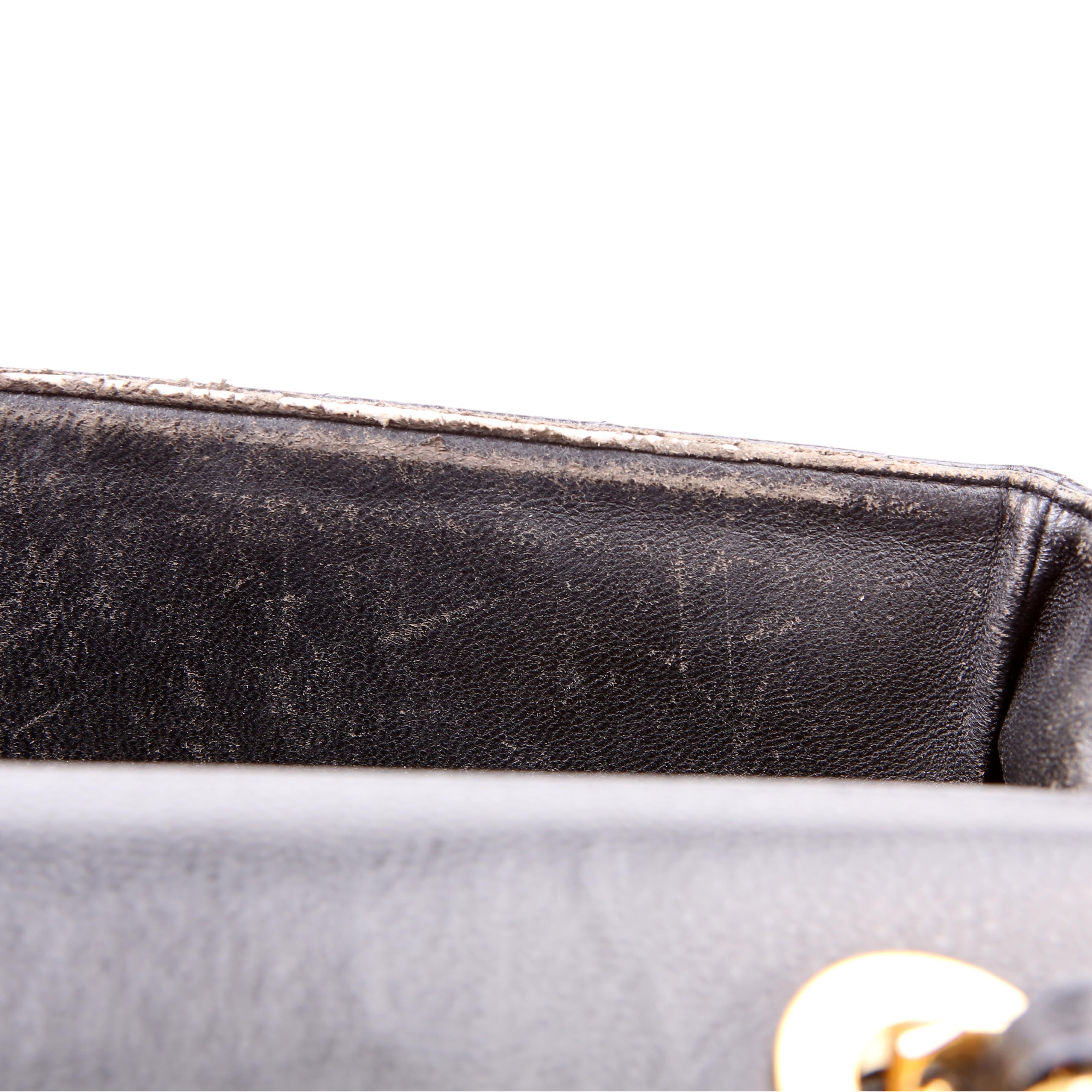 Classic Flap Jumbo Caviar 06-09M Black
