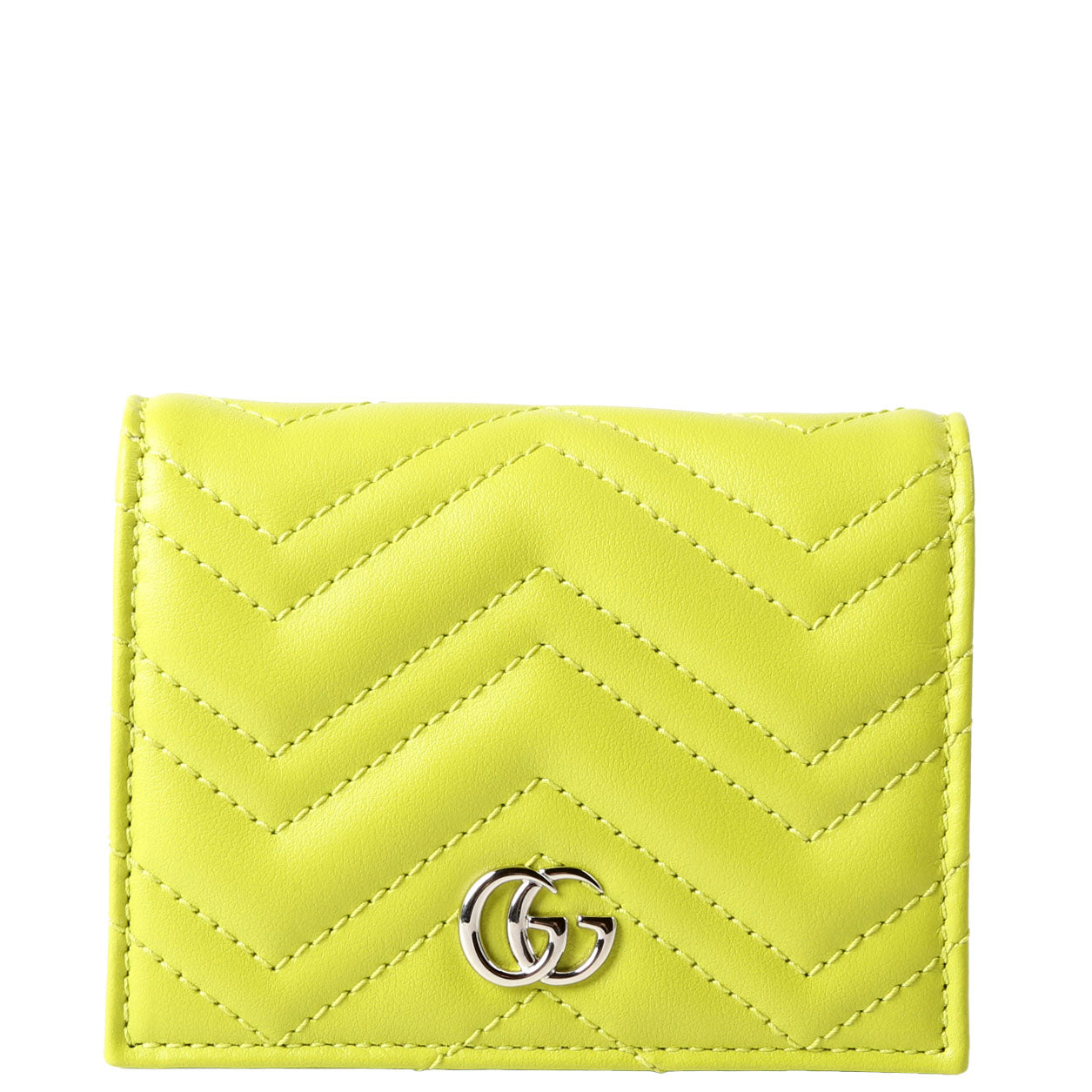 Gucci 466492 GG Marmont Card Case Green