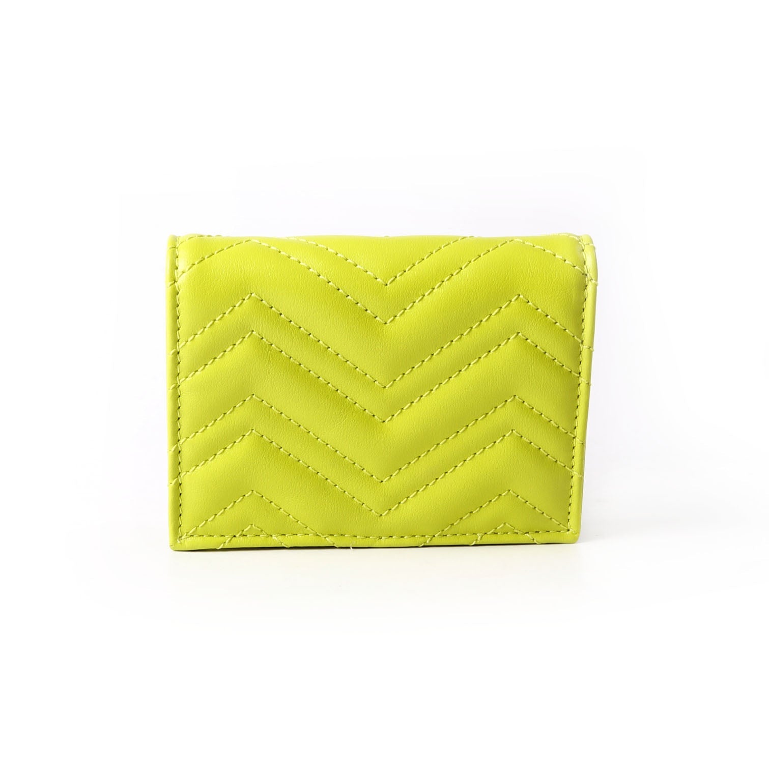 Gucci 466492 GG Marmont Card Case Green