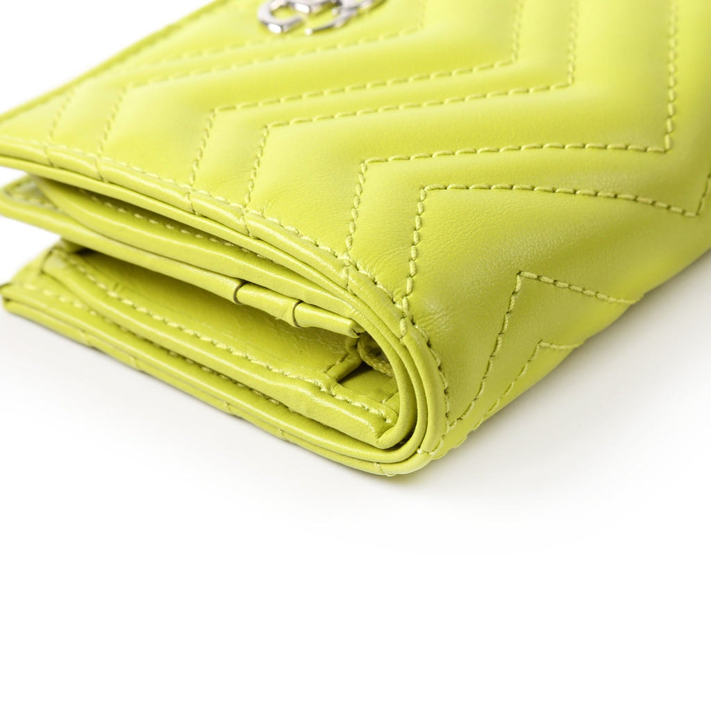 Gucci 466492 GG Marmont Card Case Green