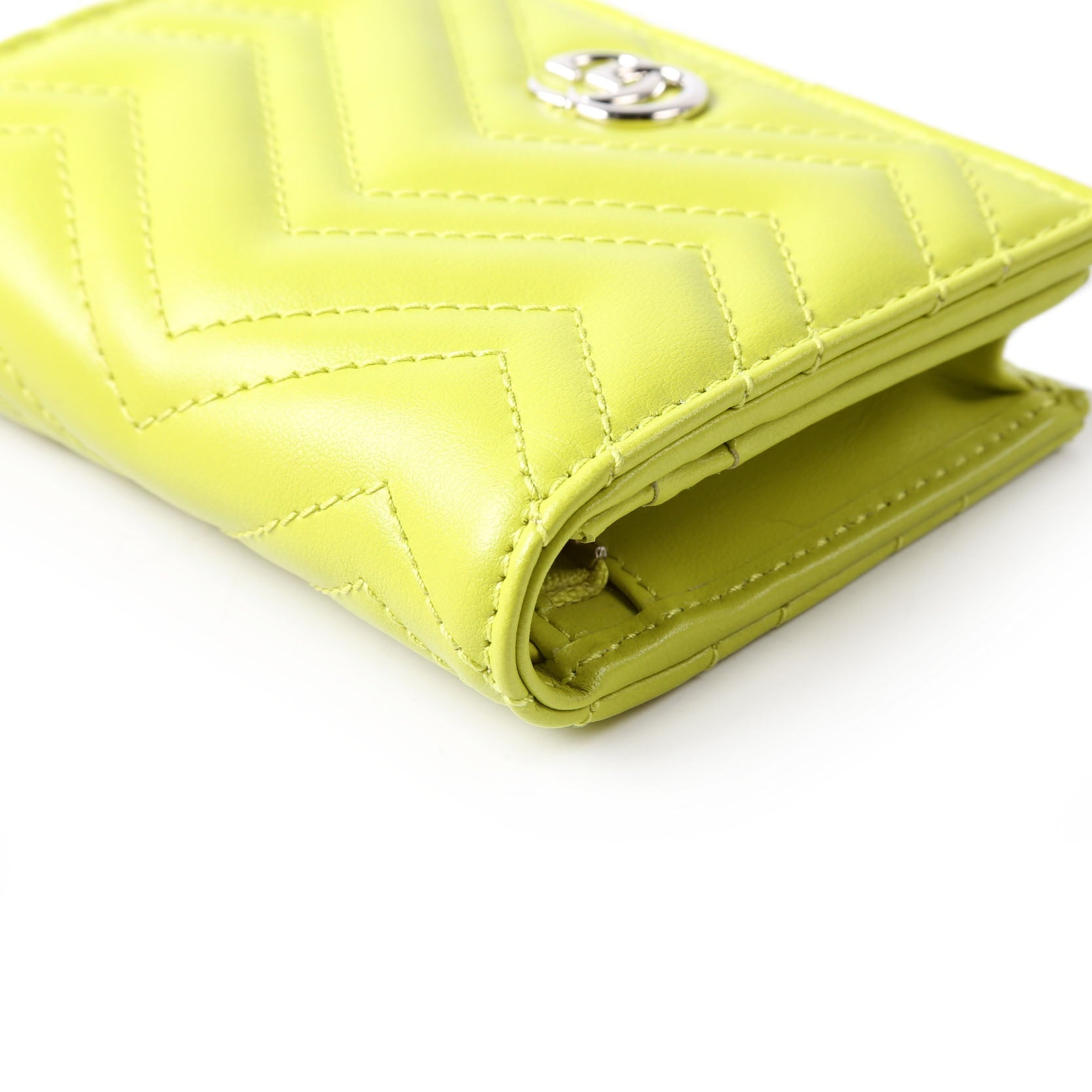 Gucci 466492 GG Marmont Card Case Green