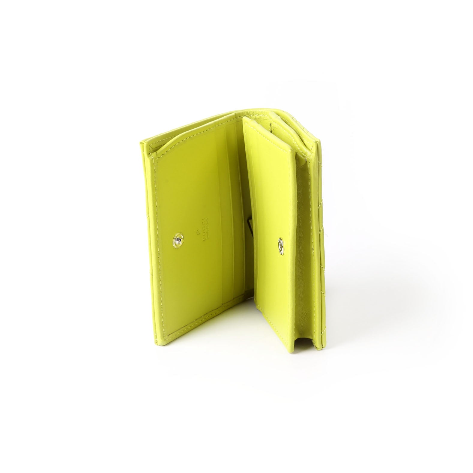 Gucci 466492 GG Marmont Card Case Green