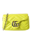 Gucci 841290 Marmont Mini Shoulder Leather Green