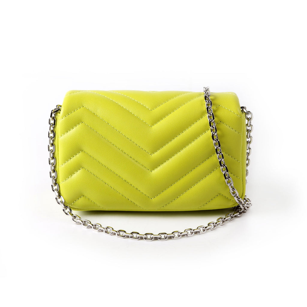 Gucci 841290 Marmont Mini Shoulder Leather Green