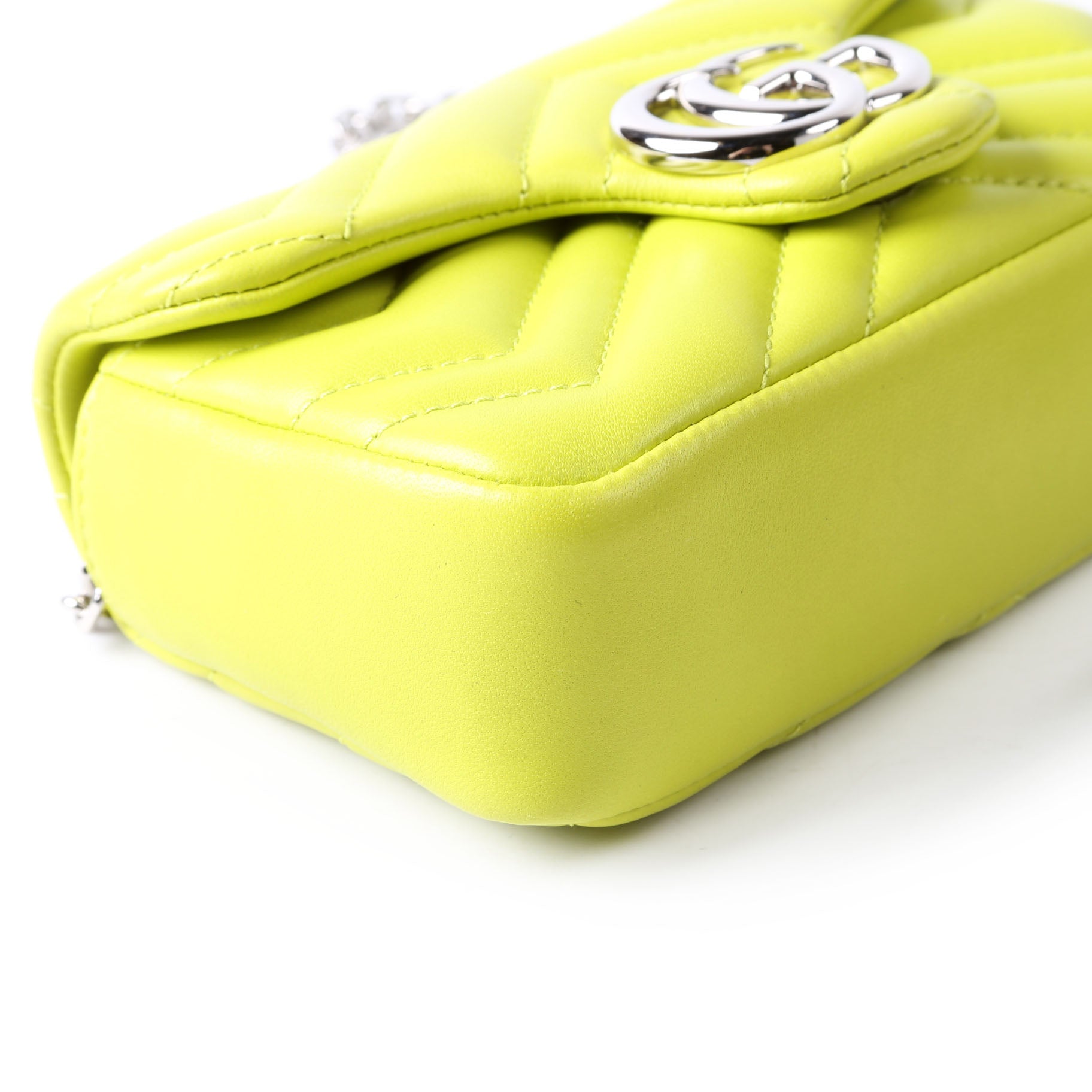 Gucci 841290 Marmont Mini Shoulder Leather Green