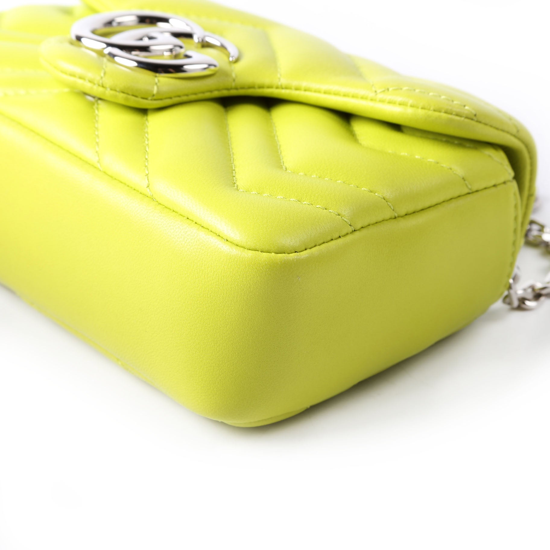 Gucci 841290 Marmont Mini Shoulder Leather Green