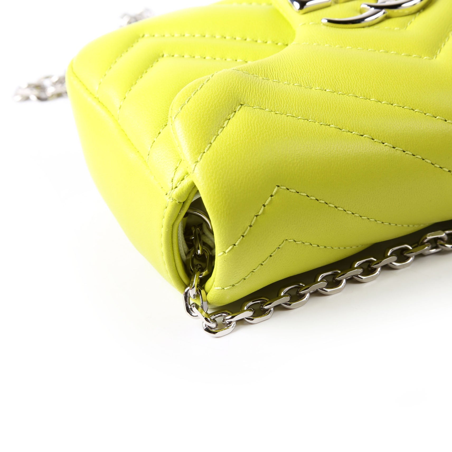 Gucci 841290 Marmont Mini Shoulder Leather Green