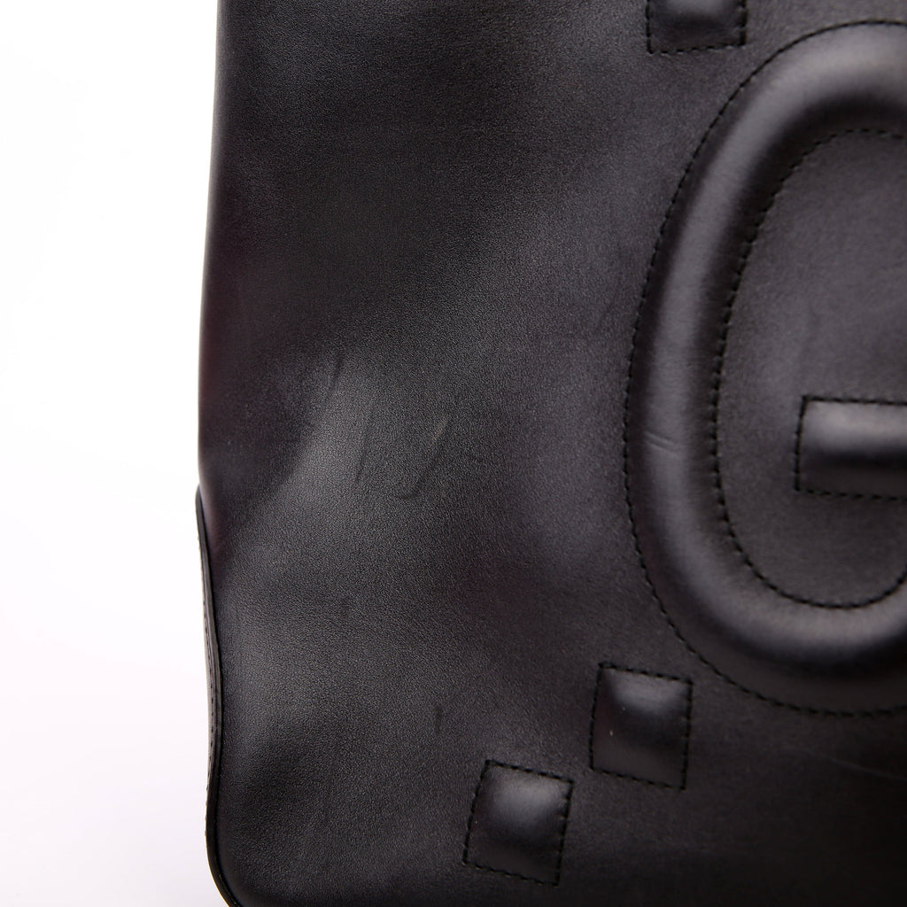 Gucci 474988 GG Embossed Apollo Hobo Large Black