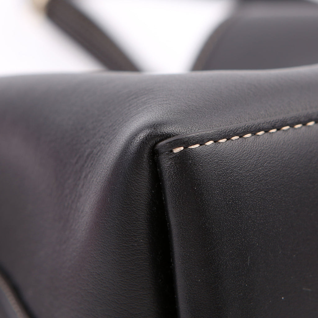 Gucci 815118 GG Emblem Bucket Small Black