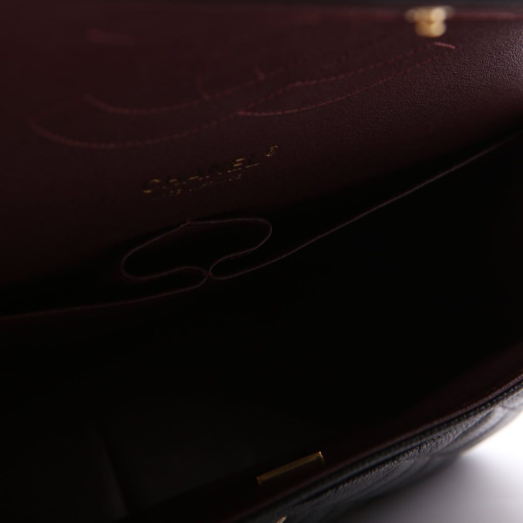 Classic Flap Jumbo Caviar RFID Black/Gold