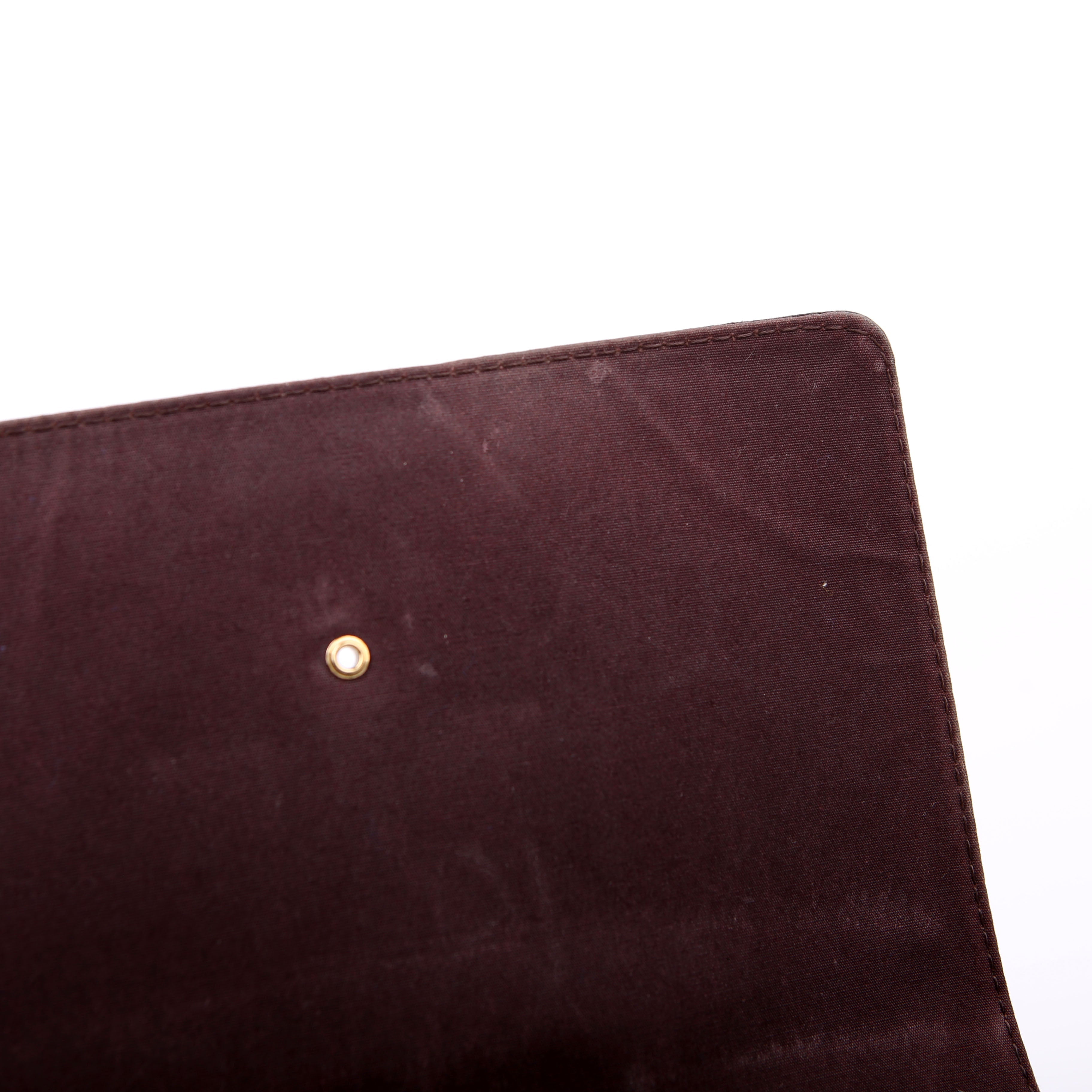 Louise MM Chain Bag Vernis Burgundy