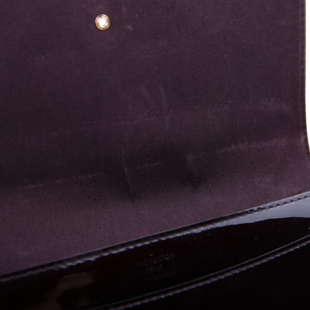 Louise MM Chain Bag Vernis Burgundy