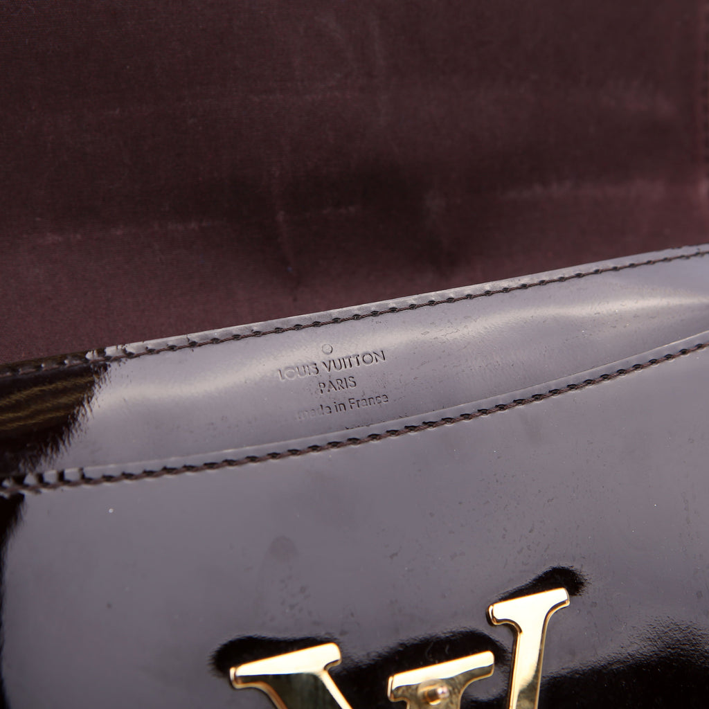 Louise MM Chain Bag Vernis Burgundy