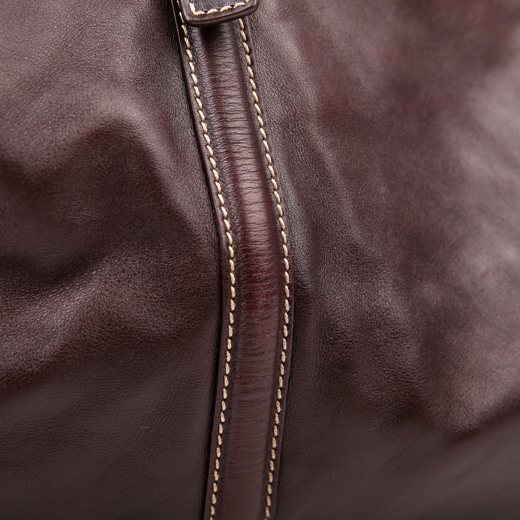 Gucci 175401 Dialux Britt Boston Bag Brown
