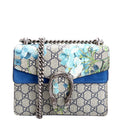 Gucci 421970 Dionysus GG Blooms Shoulder Mini Blue