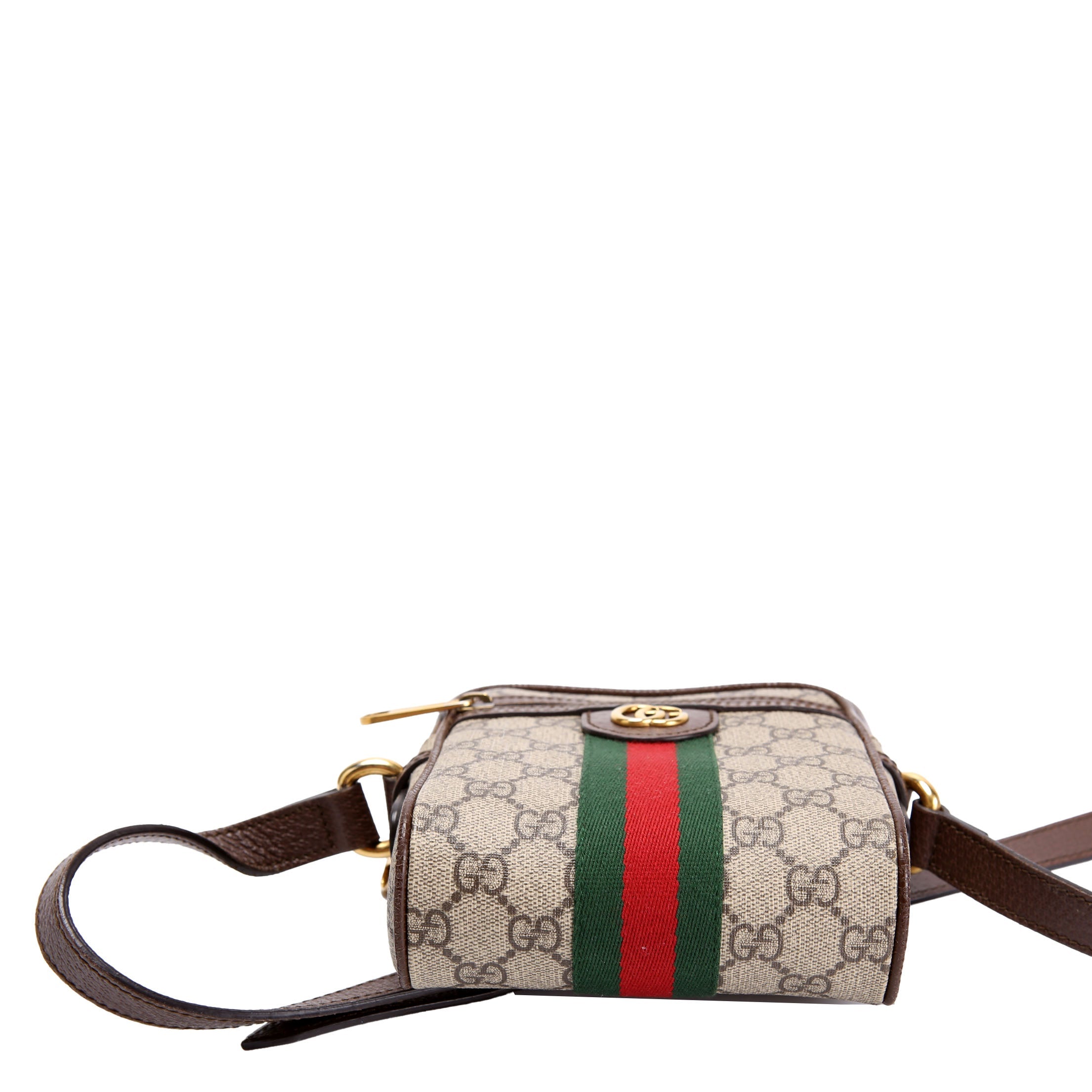 Gucci 598127 Ophidia GG Shoulder Bag Brown/Beige/Green/Red