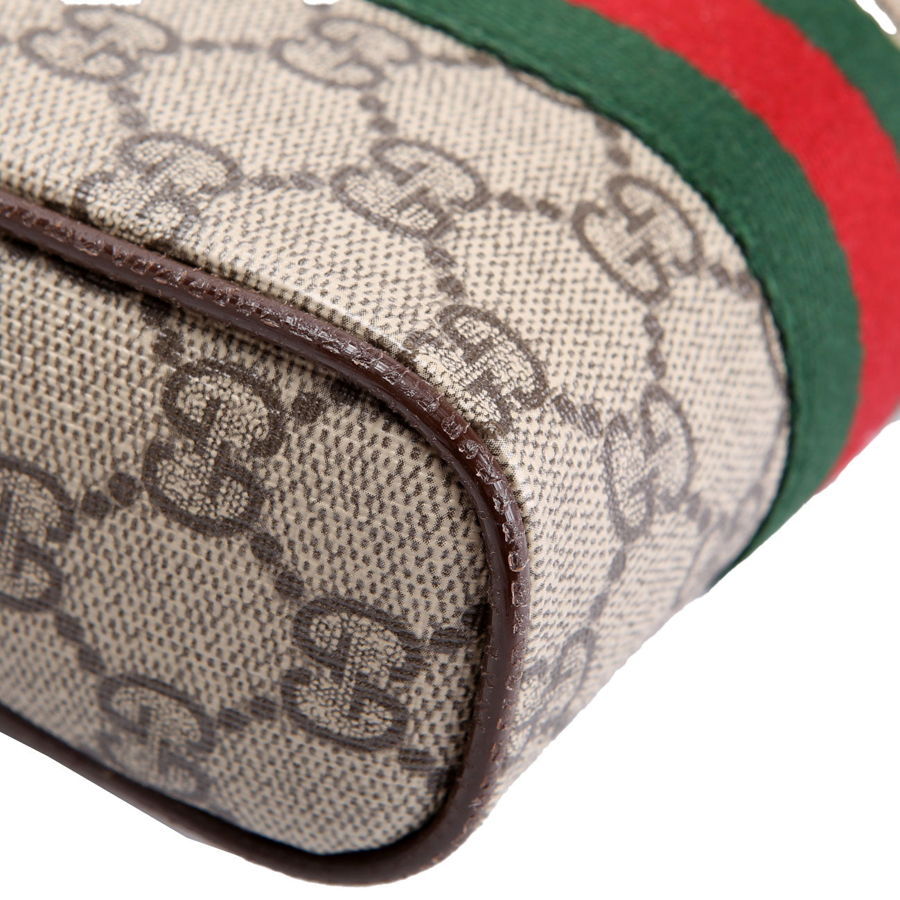 Gucci 598127 Ophidia GG Shoulder Bag Brown/Beige/Green/Red