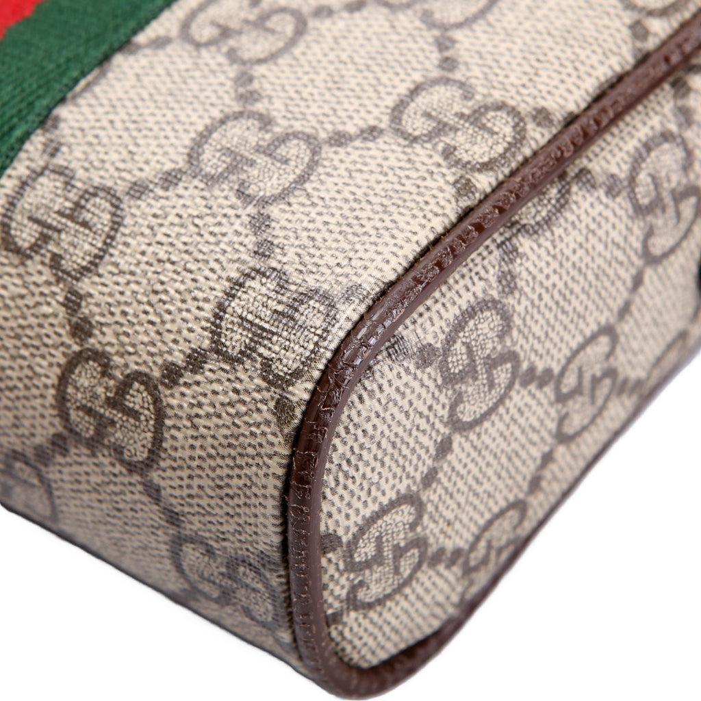 Gucci 598127 Ophidia GG Shoulder Bag Brown/Beige/Green/Red