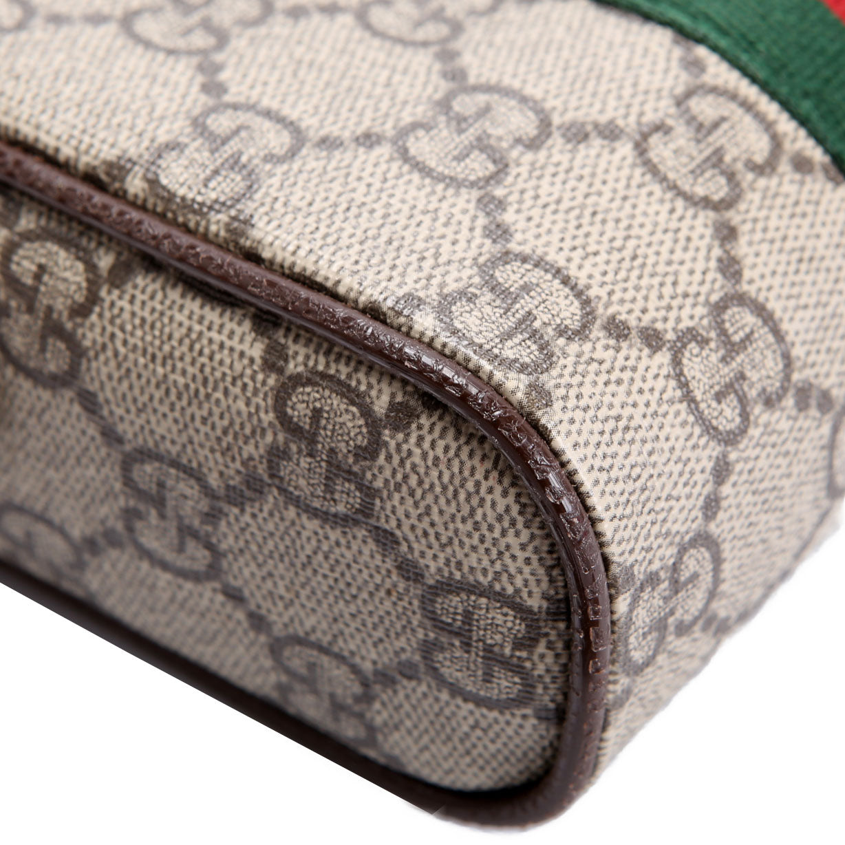 Gucci 598127 Ophidia GG Shoulder Bag Brown/Beige/Green/Red