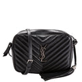 SAINT LAURENT Lou Camera Bag Quilted 612544 Black
