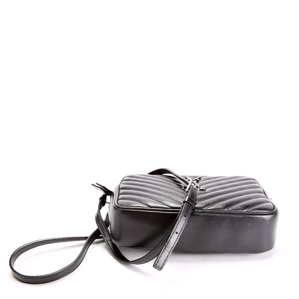 SAINT LAURENT Lou Camera Bag Quilted 612544 Black