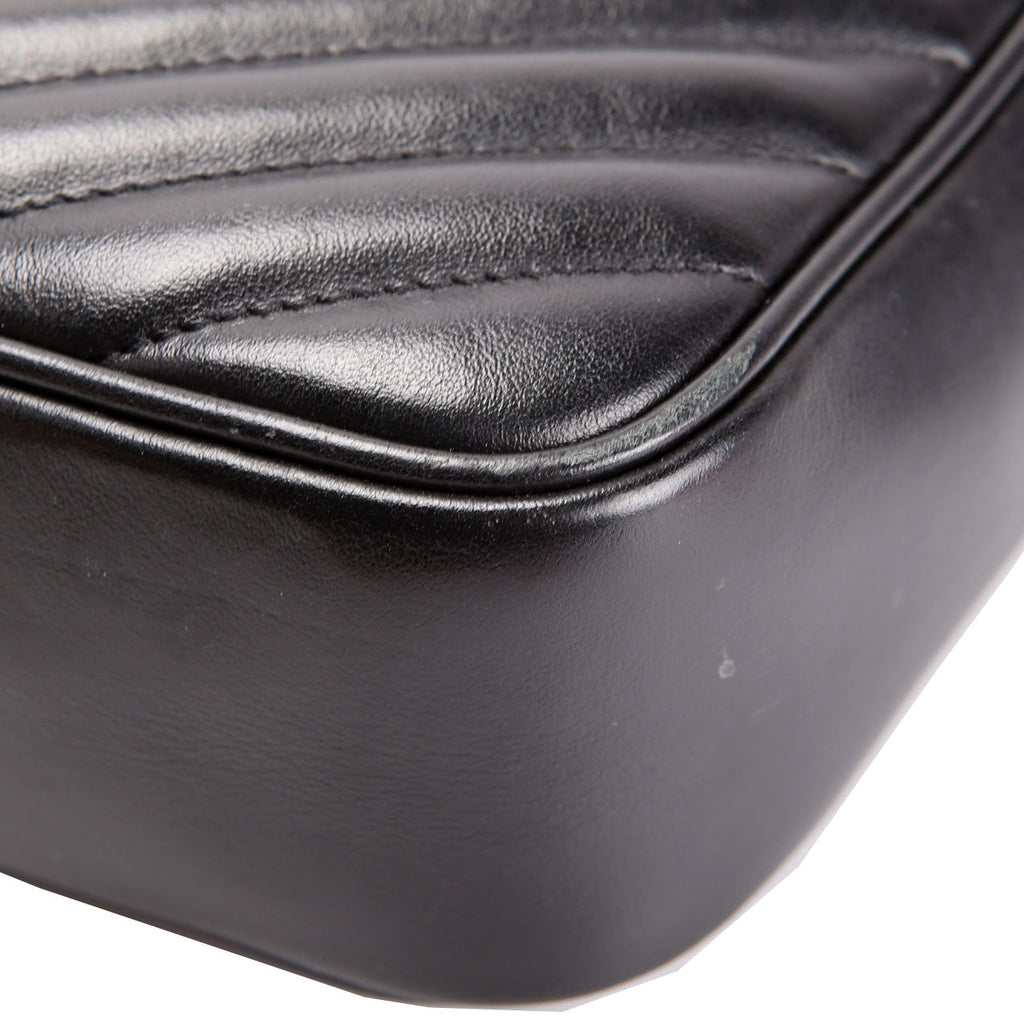 SAINT LAURENT Lou Camera Bag Quilted 612544 Black