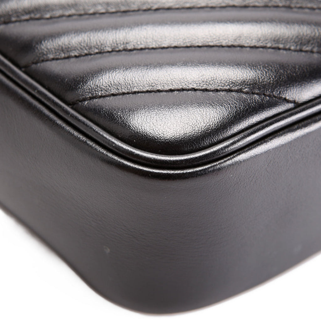 SAINT LAURENT Lou Camera Bag Quilted 612544 Black
