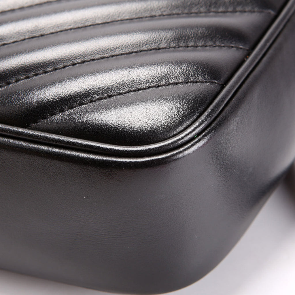 SAINT LAURENT Lou Camera Bag Quilted 612544 Black