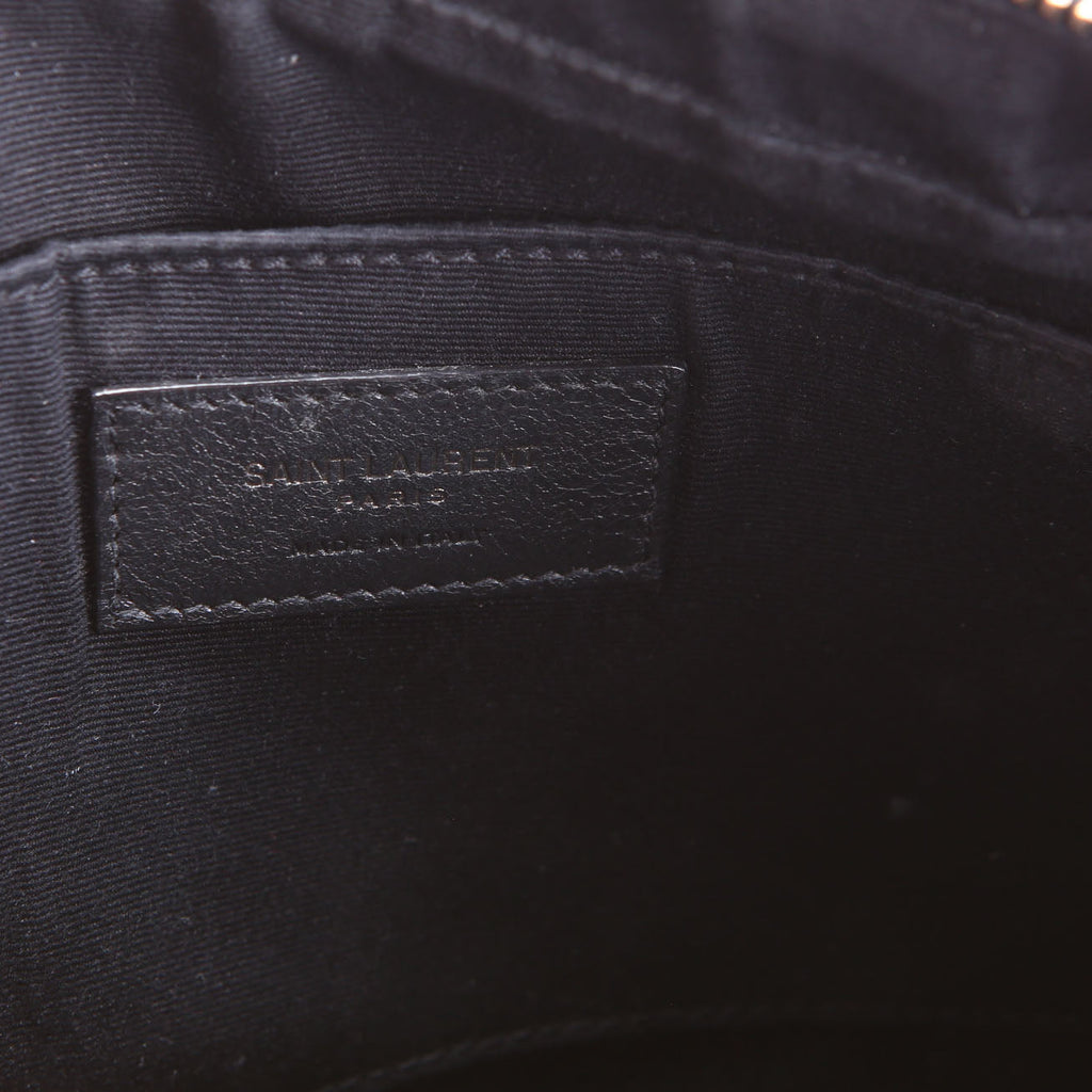 SAINT LAURENT Lou Camera Bag Quilted 612544 Black