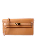 Hermes Kelly To Go Wallet Epsom 2021 Fauve Barenia Faubourg