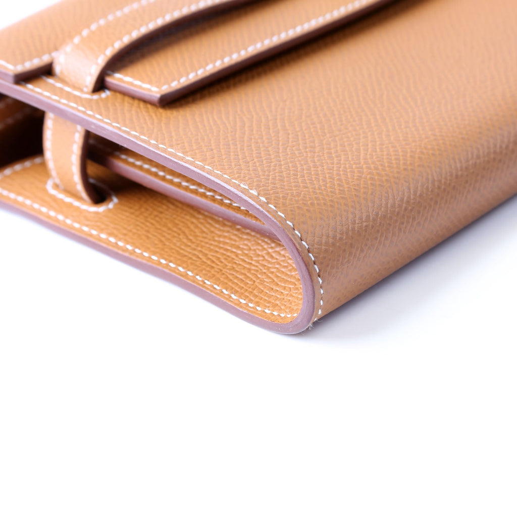 Hermes Kelly To Go Wallet Epsom 2021 Fauve Barenia Faubourg