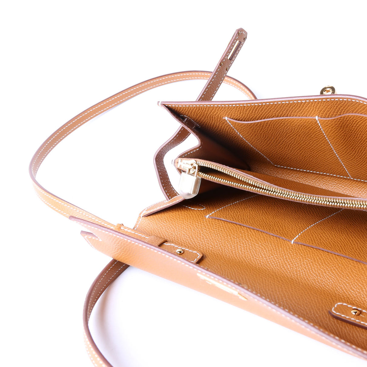 Hermes Kelly To Go Wallet Epsom 2021 Fauve Barenia Faubourg