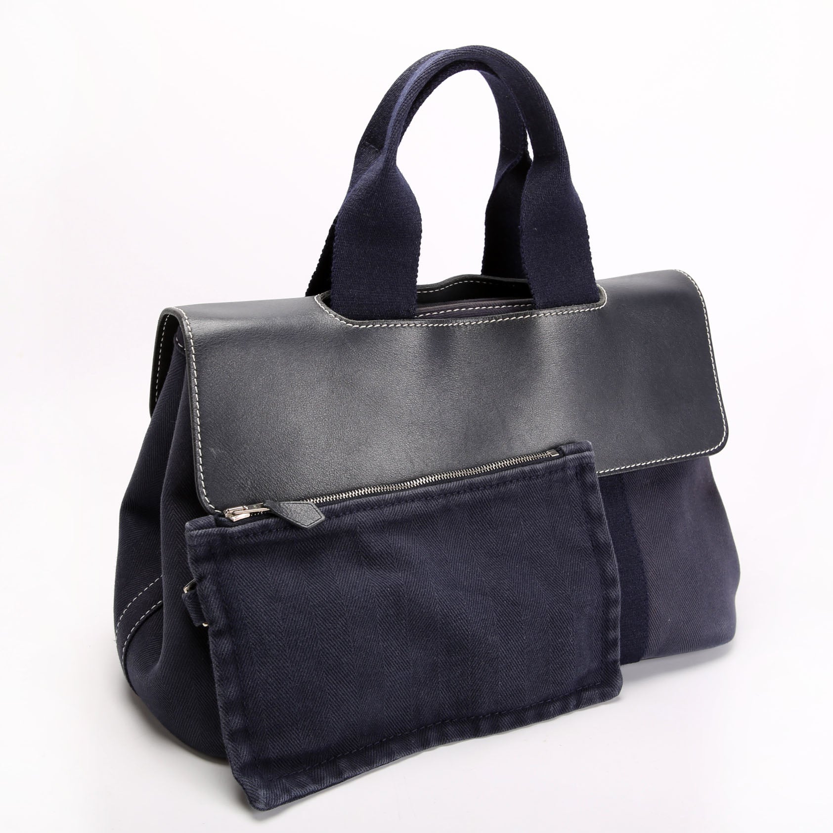 Hermes Valparaiso PM Canvas Leather