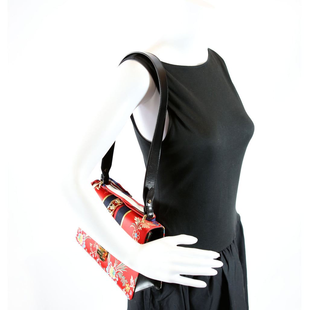 Gucci 421882 Floral Sylvie Shoulder Small
