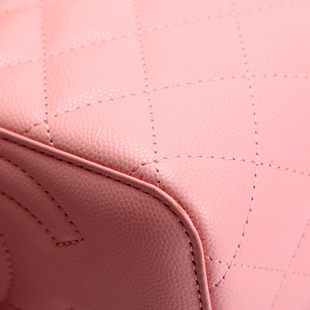 CC Vanity Small Chain Quilted Caviar RFID