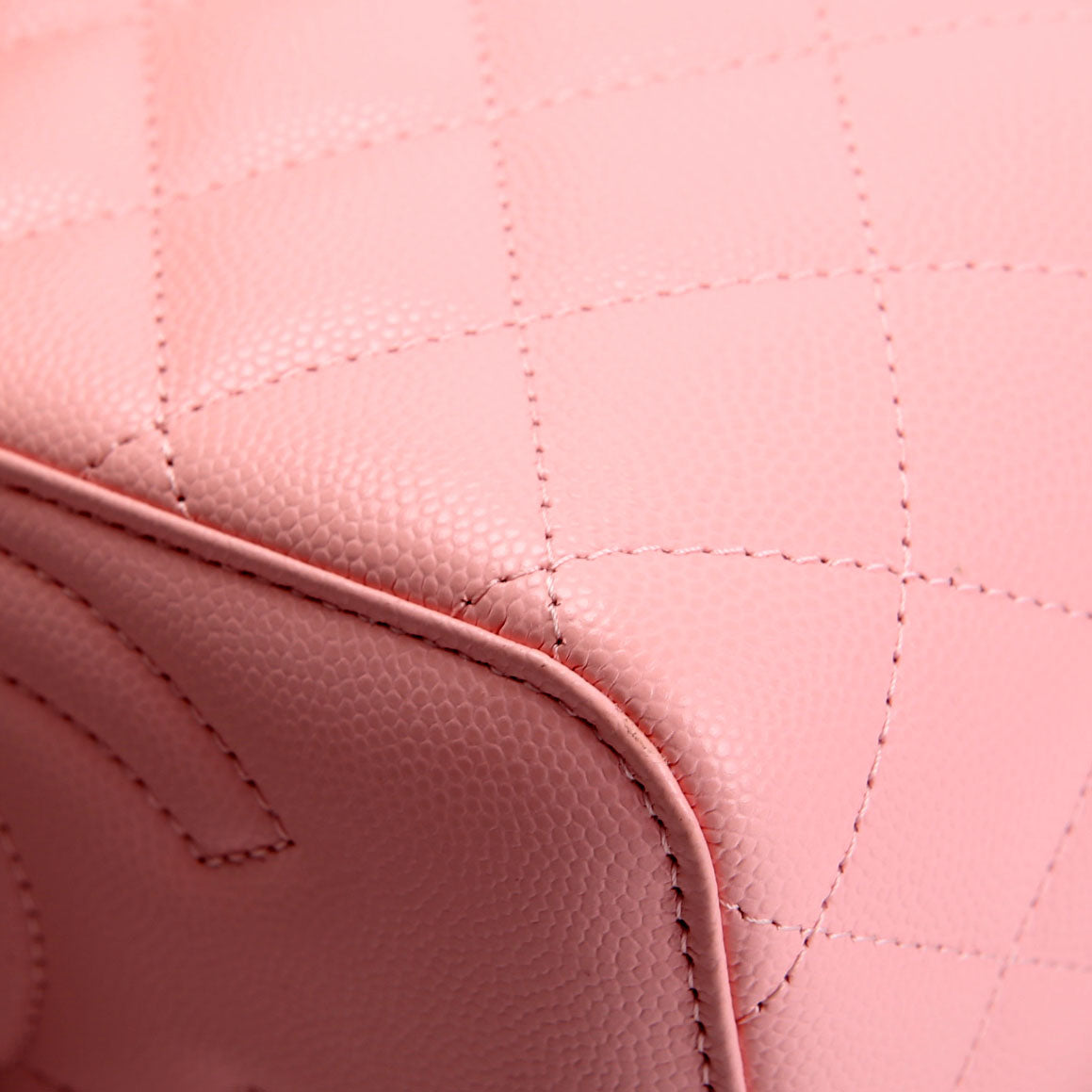 CC Vanity Small Chain Quilted Caviar RFID