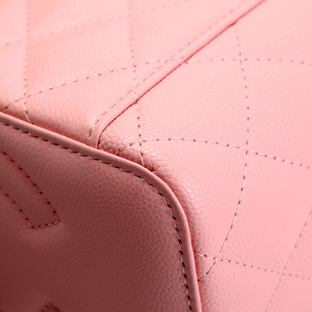 CC Vanity Small Chain Quilted Caviar RFID