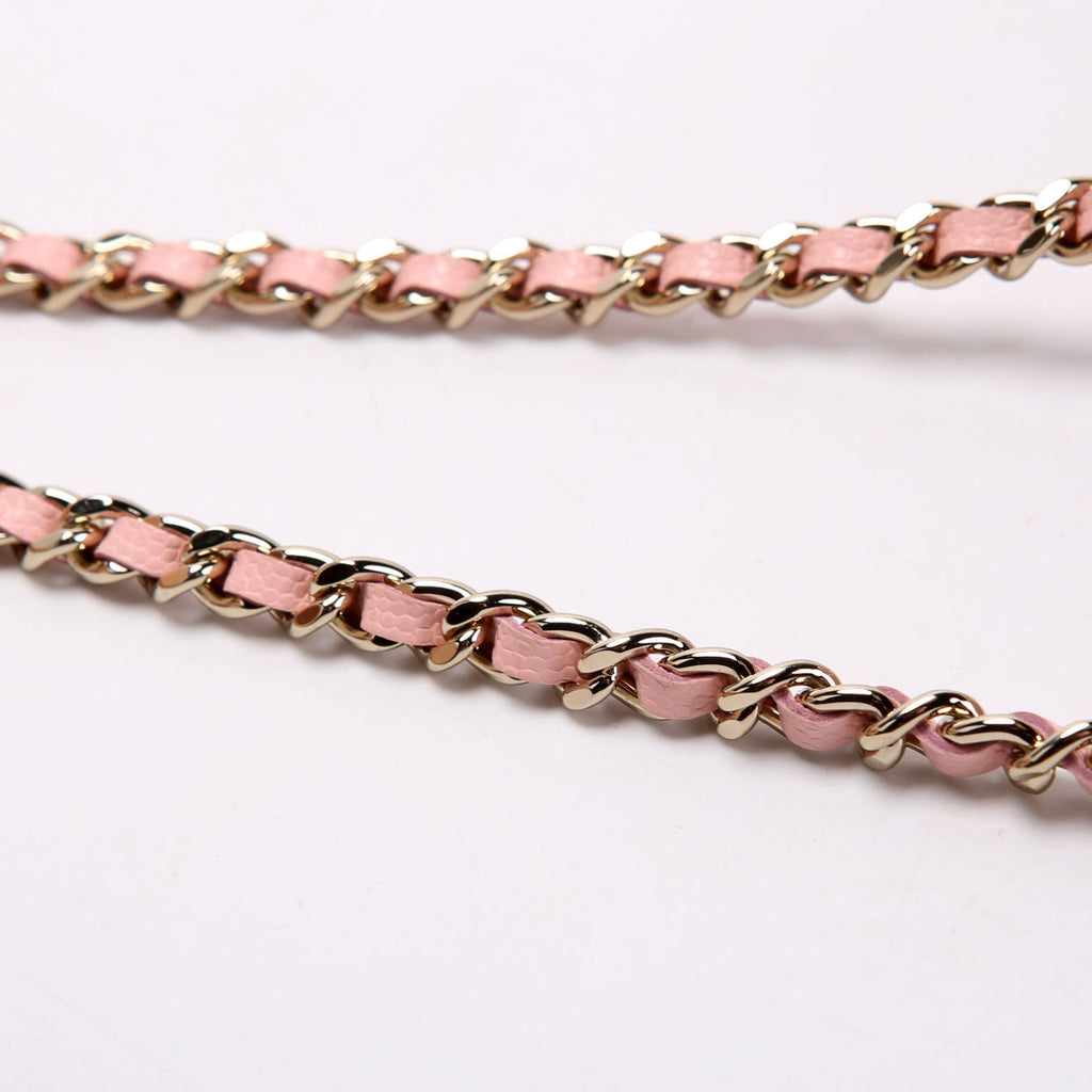 CC Vanity Small Chain Quilted Caviar RFID
