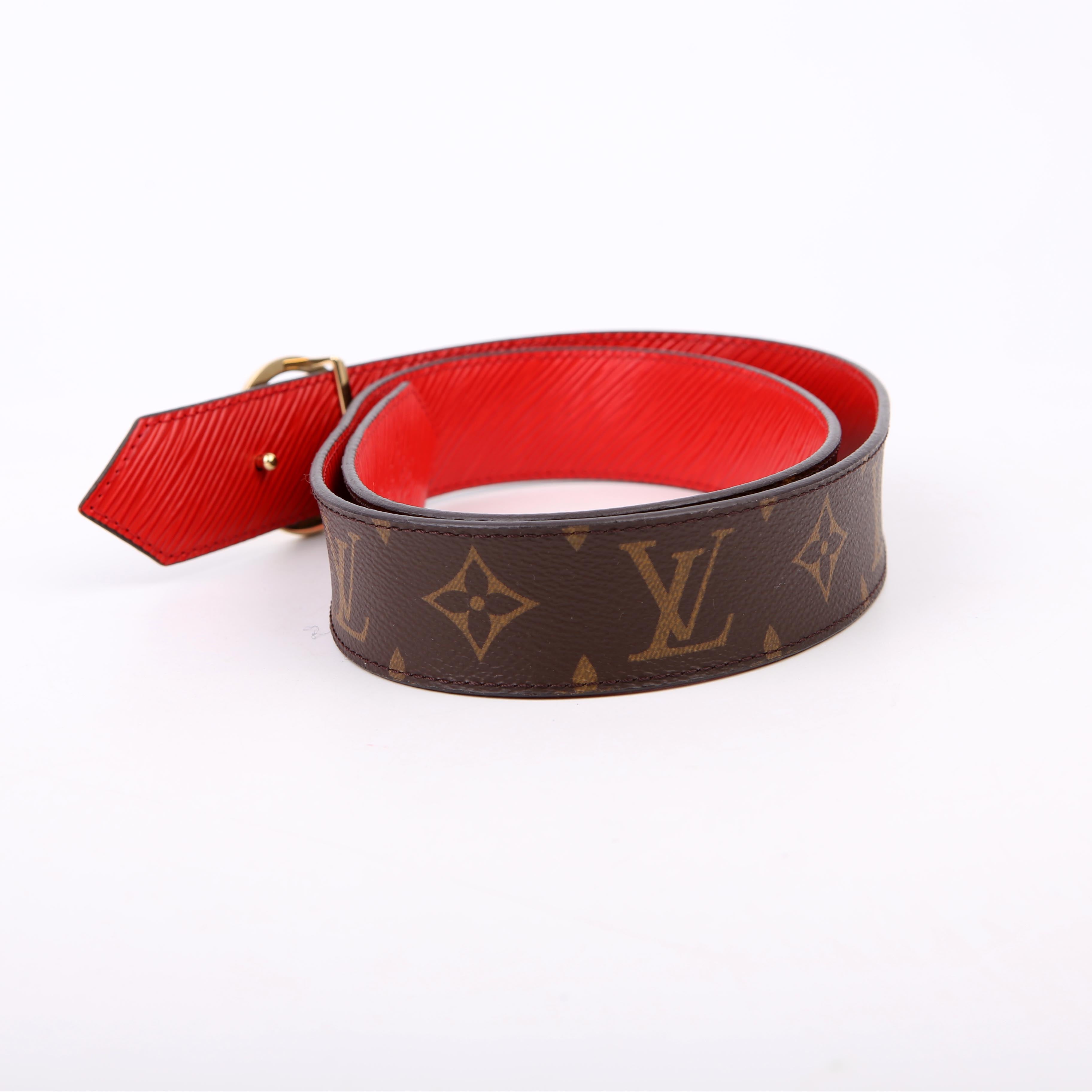 Circle LV Epi/Monogram Size 85/34 Red
