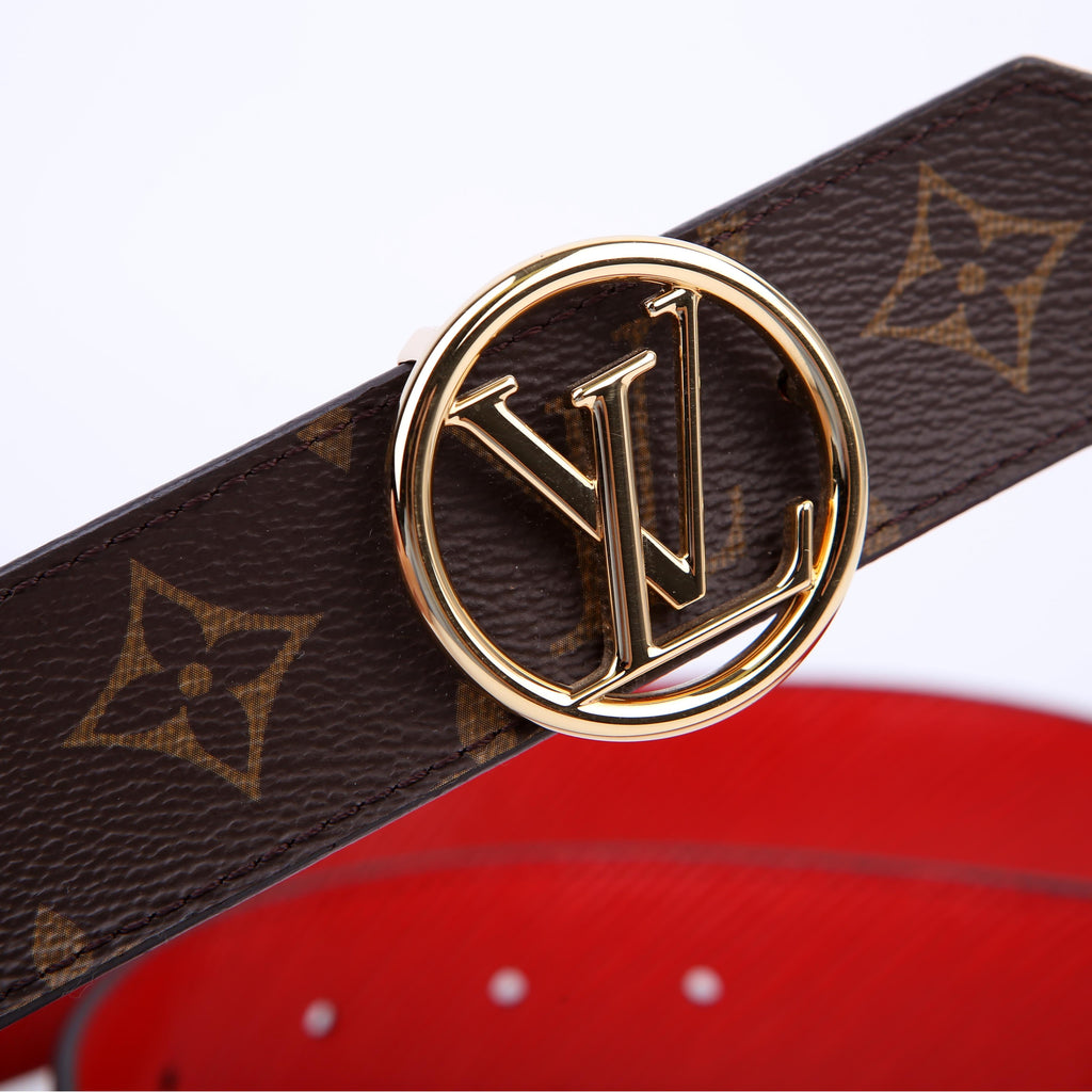 Circle LV Epi/Monogram Size 85/34 Red