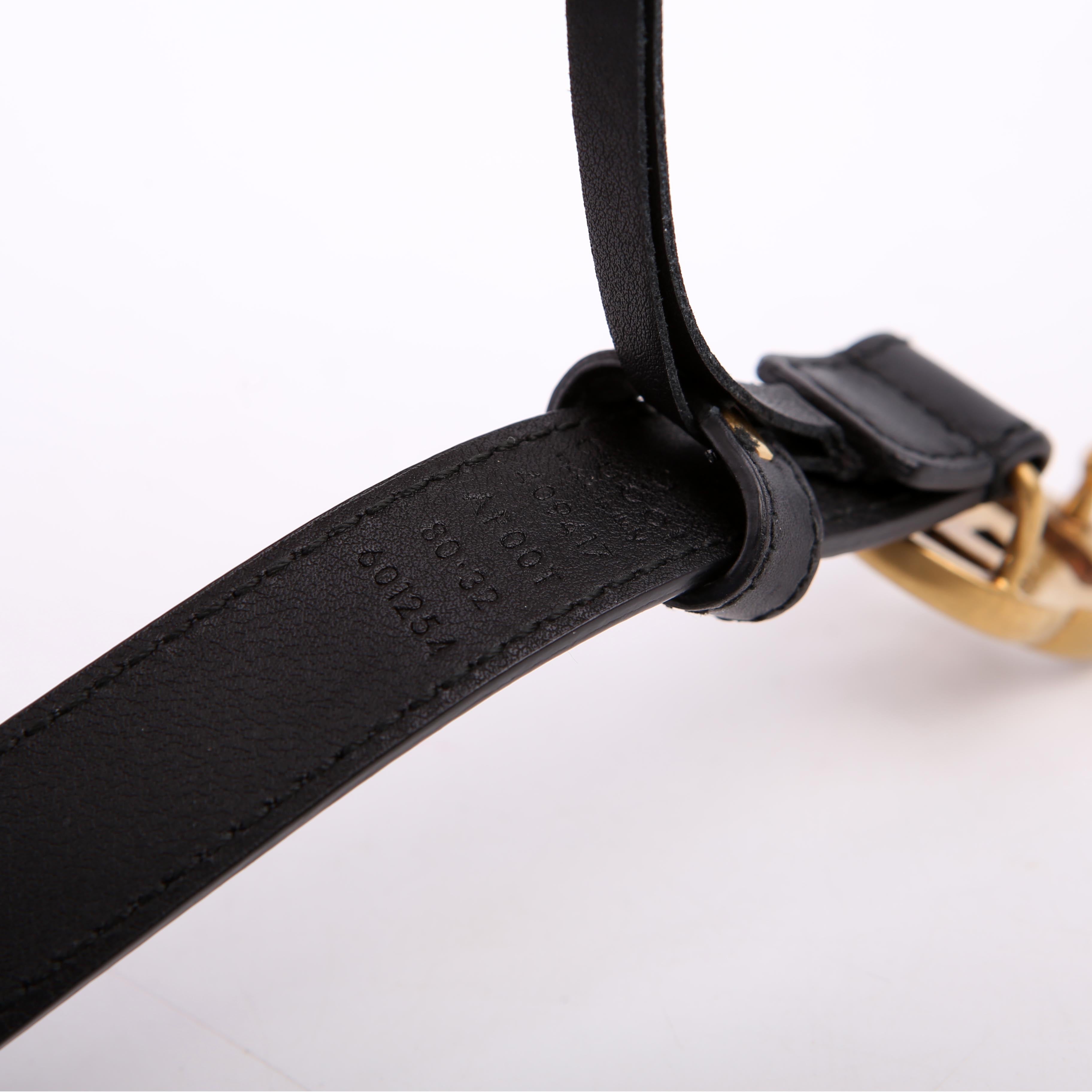 Gucci 409417 GG Marmont Thin Belt Size 80/32