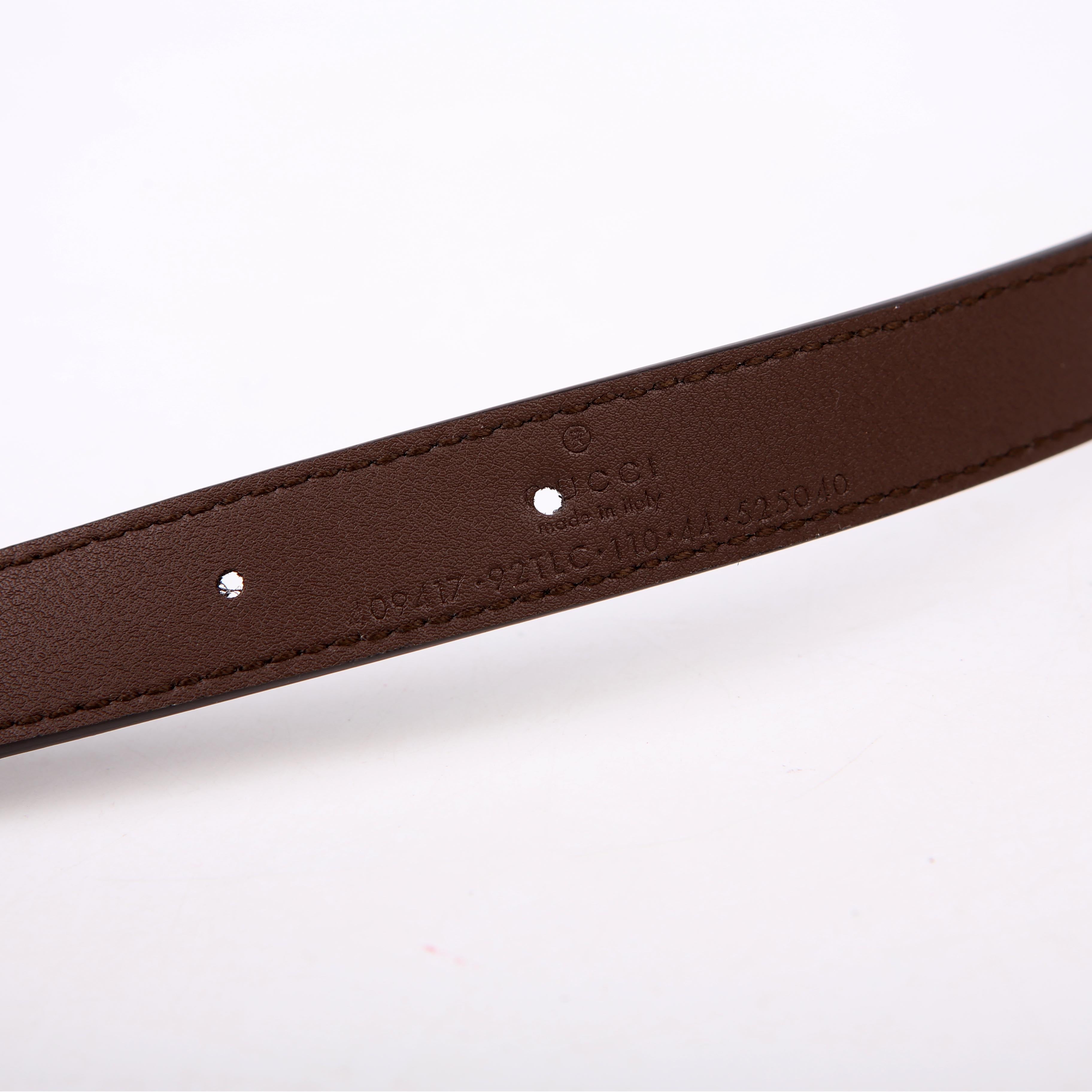 Gucci 409417 GG Marmont Thin Belt Size 110/44
