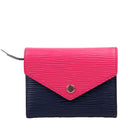 Victorine Wallet Epi Pink/Blue