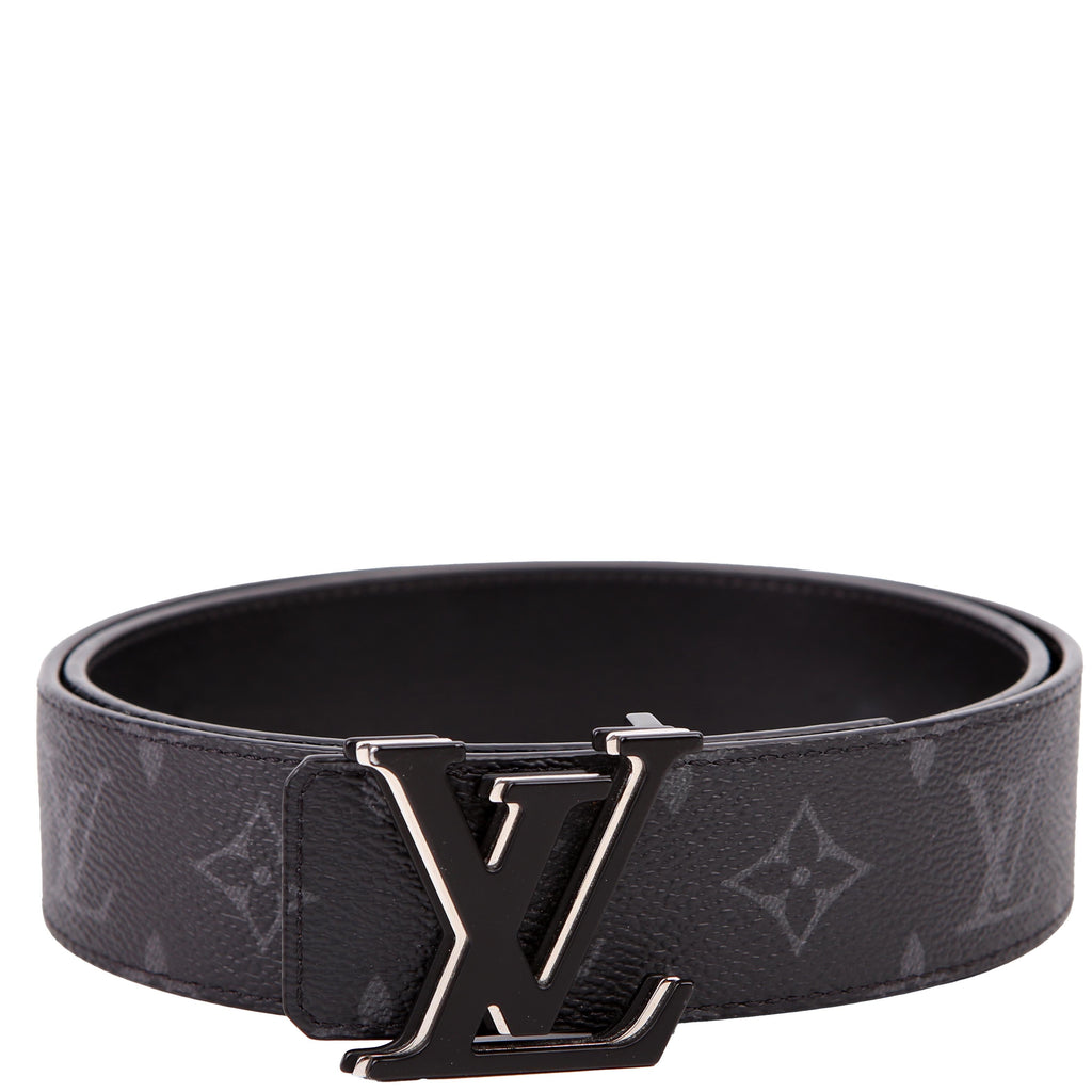 LV Initiales 40MM Reversible Leather/Monogram Eclipse Belt Size 85/34