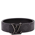 LV Initiales 40MM Reversible Leather/Monogram Eclipse Belt Size 85/34